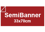 carta Cartoncino SUMO Favini, SemiBanner, 1mm ROSSO, formato SB (33.3x70cm), spessore 1mm, 700grammi x mq BRA99SB
