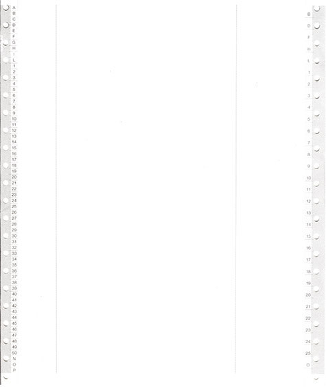 gbc Modulo continuo uso bollo, 24cm x 11 pollici con margini laterali, carta pesante (80 gr-mq), in pura cellulosa, colore bianco, con piste di trascinamento micorperforate e staccabili, retropagina con stampato -lato non utilizzabile-.