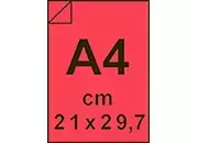 carta Cartoncino Polipropilene1,2mm, ROSSO, A4, 1030gr  Rosso, formato A4 (21x29,7cm), 1000grammi x mq.