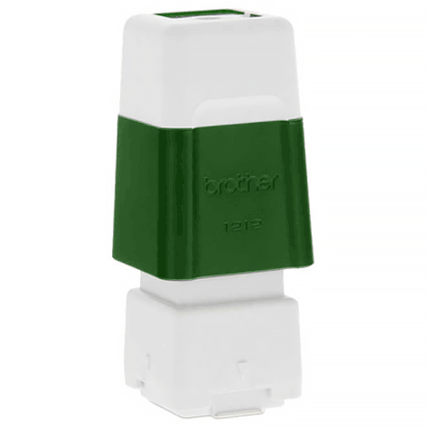 brothertimbri VERDE timbro Brother Digistamp formato 12x12mm, timbro completo di etichetta, per SC2000.
