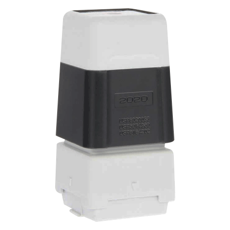 brothertimbri NERO timbro Brother Digistamp formato 20x20mm, timbro completo di etichetta, per SC2000.