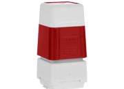 brothertimbri ROSSO timbro Brother Digistamp formato 20x20mm, timbro completo di etichetta, per SC2000 BROPR2020R