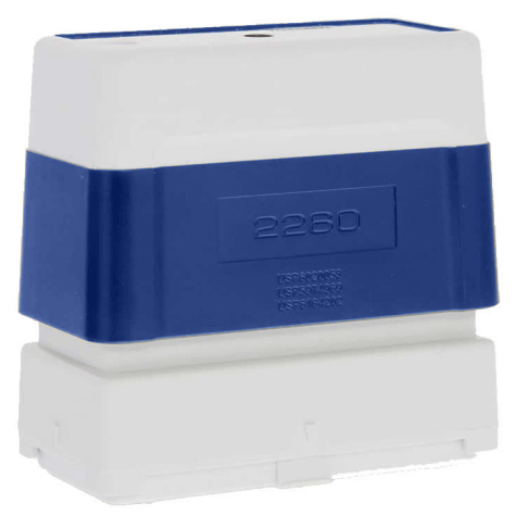 brothertimbri BLU timbro Brother Digistamp formato 22x60mm, timbro completo di etichetta, per SC2000.