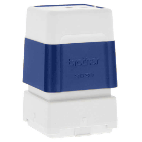 brothertimbri BLU timbro Brother Digistamp formato 30x30mm, timbro completo di etichetta, per SC2000.
