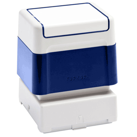 brothertimbri BLU timbro Brother Digistamp formato 40x40mm, timbro completo di etichetta, per SC2000.