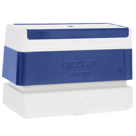 brothertimbri BLU timbro Brother Digistamp formato 40x90mm, timbro completo di etichetta, per SC2000.
