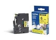 consumabili TZE-621  BROTHER NASTRO A ROTOLO LAMINATA GIALLO/NERO 8M 9MM broTZE621