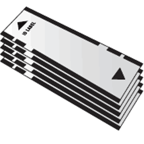 brothertimbri Film preparazione timbri Brother Digistamp composto da 50 fogli di pellicola in film carbografico. Autonomia: 50 timbri.