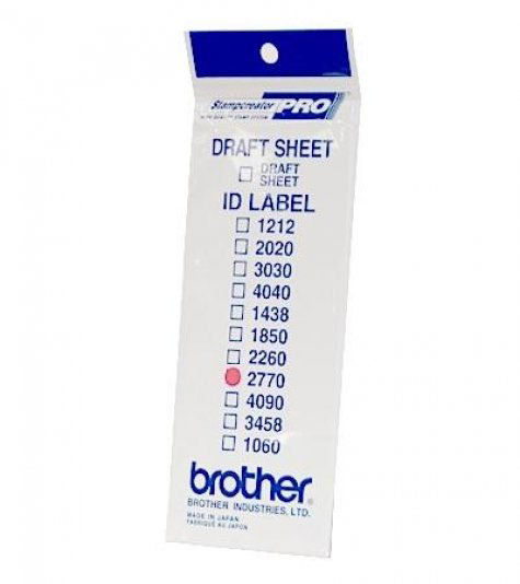 brothertimbri Etichetta di ricambio 27x70 per timbro Brother Digistamp formato 27x70mm. In una confezione di 6 timbri ci sono 6 etichette. Se vi serve qualche etichetta in pi, per esempio, per fare delle bozze aggiuntive, queste sono le etichette da usare.