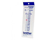 brothertimbri Etichetta di ricambio 40x90 per timbro Brother Digistamp formato 34x58mm. In una confezione di 6 timbri ci sono 6 etichette. Se vi serve qualche etichetta in pi, per esempio, per fare delle bozze aggiuntive, queste sono le etichette da usare BROid4090