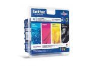 consumabili LC1100HYVALBP BROTHER CARTUCCIA INK-JET RAINBOW PACK 900 PAGINE NERO/750 PAGINE COL BLISTER SENZA ANTIACCHEGGIO MFC/5890CN.