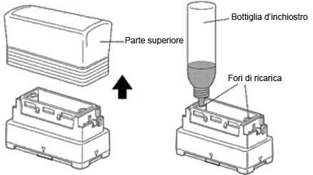 brothertimbri BLU inchiostro di ricarica Brother Digistamp flacone da 20cc.