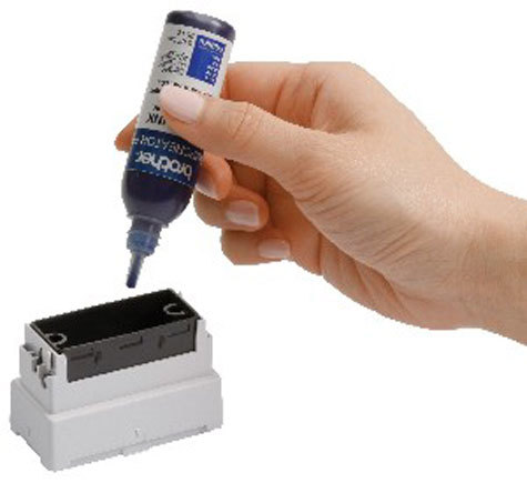 brothertimbri BLU inchiostro di ricarica Brother Digistamp flacone da 20cc.