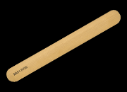 legatoria Pieghetta BOSSO, 350mm, 2punteArrotondate scolpita artigianalmente a mano, larghezza 4 cm, spessore 2mm, lattrezzo indispensabile al legatore per ogni operazione di piegatura e per formare il canaletto.