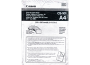 carta Cartoncino CANON CS-101 per stampanti ink-jet A4 Canon CLC-7, CLC-10, CJ10  formato A4, 190gr x mq, bianco, (15 fogli).