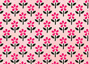 gbc Carta lavabile per foderare i cassetti FIORELLINI ROSA. 50cm x 5 metri. Marca -Ideale- CAP110c