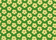 gbc Carta lavabile per foderare i cassetti FIORELLINI VERDI. 50cm x 5 metri. Marca -Ideale- CAP110f