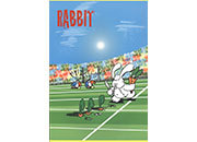 gbc Quaderno Maxi Rabbit, formato A4, quadro da 5mm CEL182b.