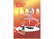 gbc Quaderno Maxi Rabbit, formato A4, quadro da 5mm CEL182c.