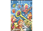 gbc Quaderno Maxi Broom�Broom, formato A4, quadro da 5mm CEL319a.