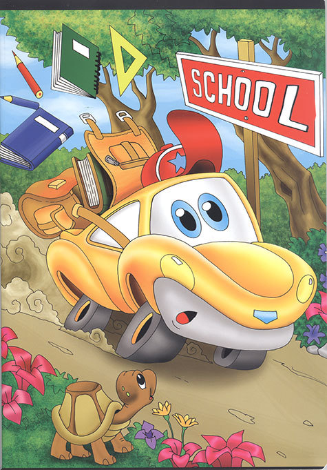 gbc Quaderno Maxi BroomBroom, formato A4, quadro da 5mm 80 facciate, carta da 80gr, rilegatura con punto metallico a sella, con frontespizio.