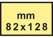carta Biglietto PollenClairefontaine, 82x128mm, 210gr,  GIALLO GIALLO 210grammi x mq, 25 fogli.