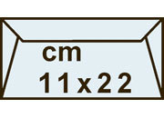 carta Busta PollenClairefontaine, 11x22cm, 120gr, CELESTE Celeste, formato buste 11x22 (11x22cm), 120grammi x mq.
