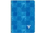 carta Quaderno a spirale metallica, quadretti da 8mm formato A5 (170x220mm), in carta speciale Clairefontaine Papier Vlin Velout 90gr, rigatura Sys, 50 fogli.