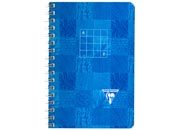 carta RubricaA-Z  SpiraleMetallica, quadretti5mm, A6 formato A6 (105x148mm), in carta speciale Clairefontaine Papier Vlin Velout 90gr, rigatura 5/5, 90 fogli.