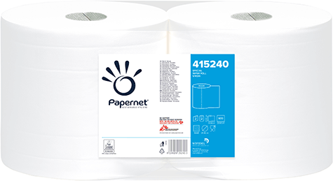 carta Rotoli asciugatutto industriali qualit special, 2 veli, goffratura wave, per uso alimentare, altezza 23,4cm, lunghezza 23.60cm, diametro 25.50cm, 600 strappi.