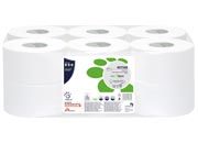 carta Carta igienica in rotolo jumbo mini  Bio-Tech qualit superior, 2 veli, goffratura micro, altezza 9,5cm, lunghezza 37cm, diametro 19,5cm, 405 strappi coi407568