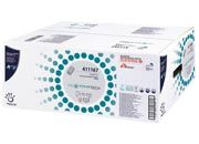 carta Asciugamani piegati a V DissolveTech BIANCHI in pura cellulosa non riciclata, 2 veli, goffratura wave, per uso alimentare, altezza 21cm, lunghezza 24cm coi411167