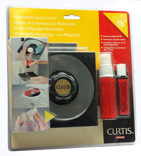 gbc Multimedia Clean Care Kit Kit di pulizia per CD-DVD, Floppy Disk e lettori cd-dvd. Prolunga la vita dei vostri supporti magnetici e dei relativi lettori. Curtis Esselte.