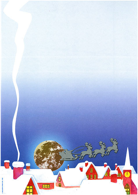 carta Carta personalizzata con soggetto -golden moon- per stampanti laser & inkjet. Formato a4 (21x29,7 cm), 95gr x mq, personalizzata a tema.