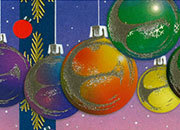 carta Carta personaizzata con cornice -christmas time- per stampanti laser & inkjet. Formato a4 (21x29,7 cm), 95gr x mq, personalizzata a tema DEC1023