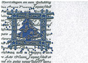 carta Carta personaizzata con cornice -silver blue fir- per stampanti laser & inkjet. Formato a4 (21x29,7 cm), 95gr x mq, personalizzata a tema.