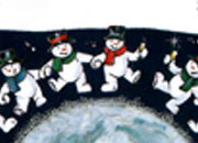 carta Biglietti di partecipazione a tema natalizio -silver circle- per stampanti laser & inkjet. 50 partecipazioni + 50 buste + 56 etichette per buste,  formato a4 (21x29,7 cm), 135 gr x mq personalizzato a tema DEC1034