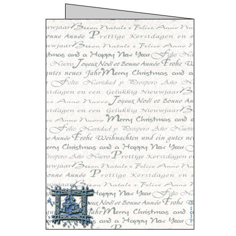 carta Biglietti di partecipazione a tema natalizio -silver blue fir- per stampanti laser & inkjet. 50 partecipazioni + 50 buste + 56 etichette per buste,  formato a4 (21x29,7 cm), 135 gr x mq personalizzato a tema.