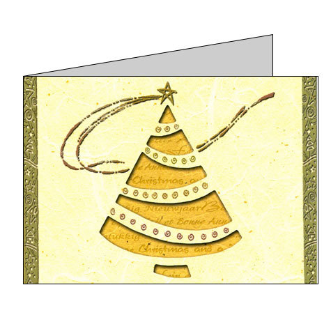 carta Biglietti di partecipazione a tema natalizio -golden fir- per stampanti laser & inkjet. 50 partecipazioni + 50 buste + 56 etichette per buste,  formato a4 (21x29,7 cm), 135 gr x mq personalizzato a tema.