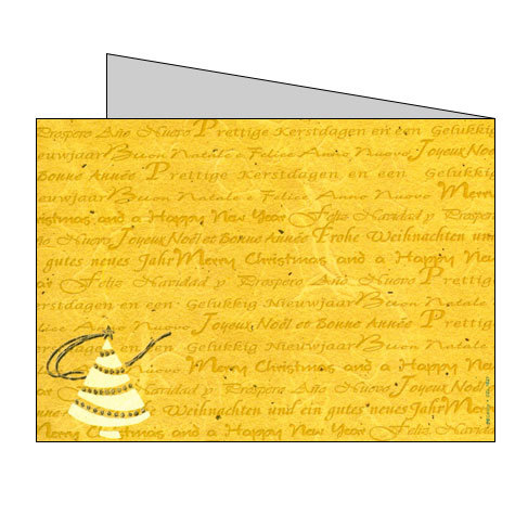 carta Biglietti di partecipazione a tema natalizio -golden fir- per stampanti laser & inkjet. 50 partecipazioni + 50 buste + 56 etichette per buste,  formato a4 (21x29,7 cm), 135 gr x mq personalizzato a tema.