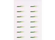 carta Etichette autoadesive in carta, GREEN FLASH, 38x99mm 14 etichette per foglio, adesivo permanente, angoli retti, per stampanti Ink-Jet, Laser e fotocopiatrici DEC1113x50