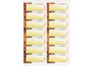 carta Etichette autoadesive in carta, BUUR WALNUT, BURLWOOD, 38x99mm DEC1119x50.