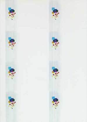 carta Etichette autoadesive in carta, PIXELS, 70x72mm 8 etichette per foglio, adesivo permanente, angoli retti, per stampanti Ink-Jet, Laser e fotocopiatrici.