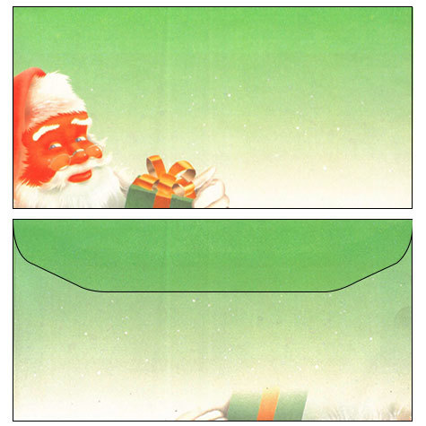 carta Buste 11x22cm, father christmas, 100gr laser & inkjet. Buste C4 (220x110mm), father christmas.