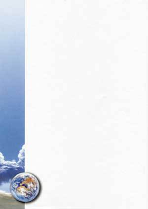 carta Carta personalizzata con soggetto -earth- per stampanti laser & inkjet. Formato a4 (21x29,7 cm), 95gr x mq, personalizzata a tema.