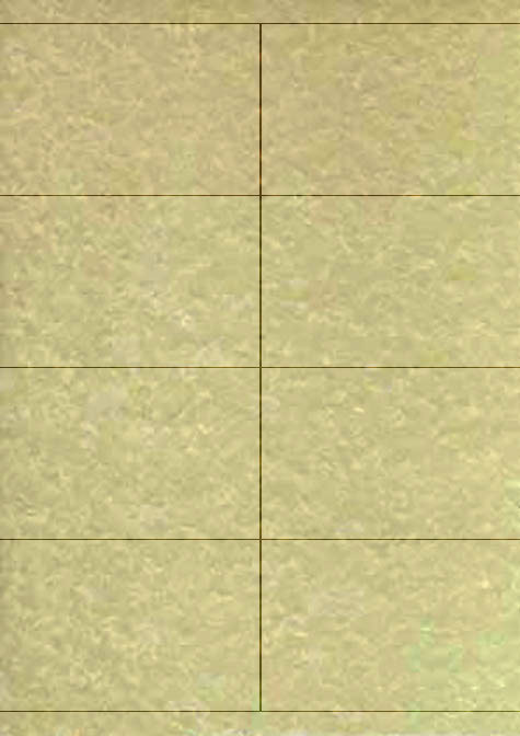 carta Biglietto da visita 70x105mm, in pergamena -Champagne- Per stampanti laser & inkjet. Da un foglio A4 si ottengono 8 biglietti da visita 170x70mm, 180gr.