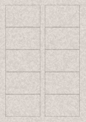 carta Biglietto da visita 54x85mm, in pergamena -warm grey- Per stampanti laser & inkjet. Da un foglio A4 si ottengono 10 biglietti da visita 85x54mm, 180gr.