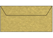 carta Busta 11x22cm -parchment gold- Per stampanti laser & inkjet. Formato DL (220x110mm), personalizzate a tema DEC1627x25