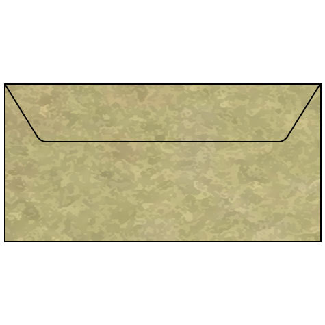 carta Busta 11x22cm -parchment champagne- Per stampanti laser & inkjet. Formato DL (220x110mm), personalizzate a tema.