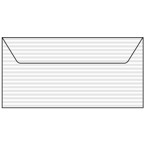carta Busta 11x22cm -rib ultra white- Per stampanti laser & inkjet. Formato DL (220x110mm), personalizzate a tema.